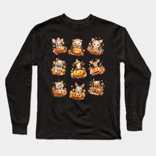 Halloween animals Long Sleeve T-Shirt